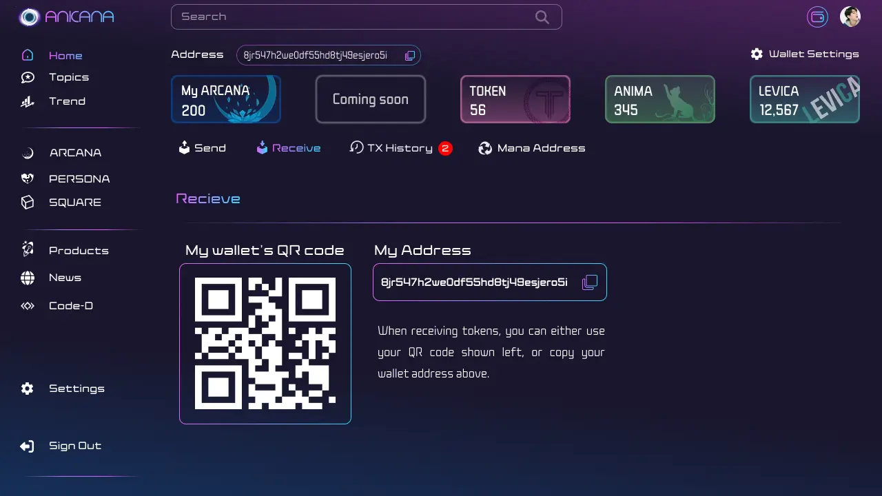 Anicana Web3 Platform screenshot 1