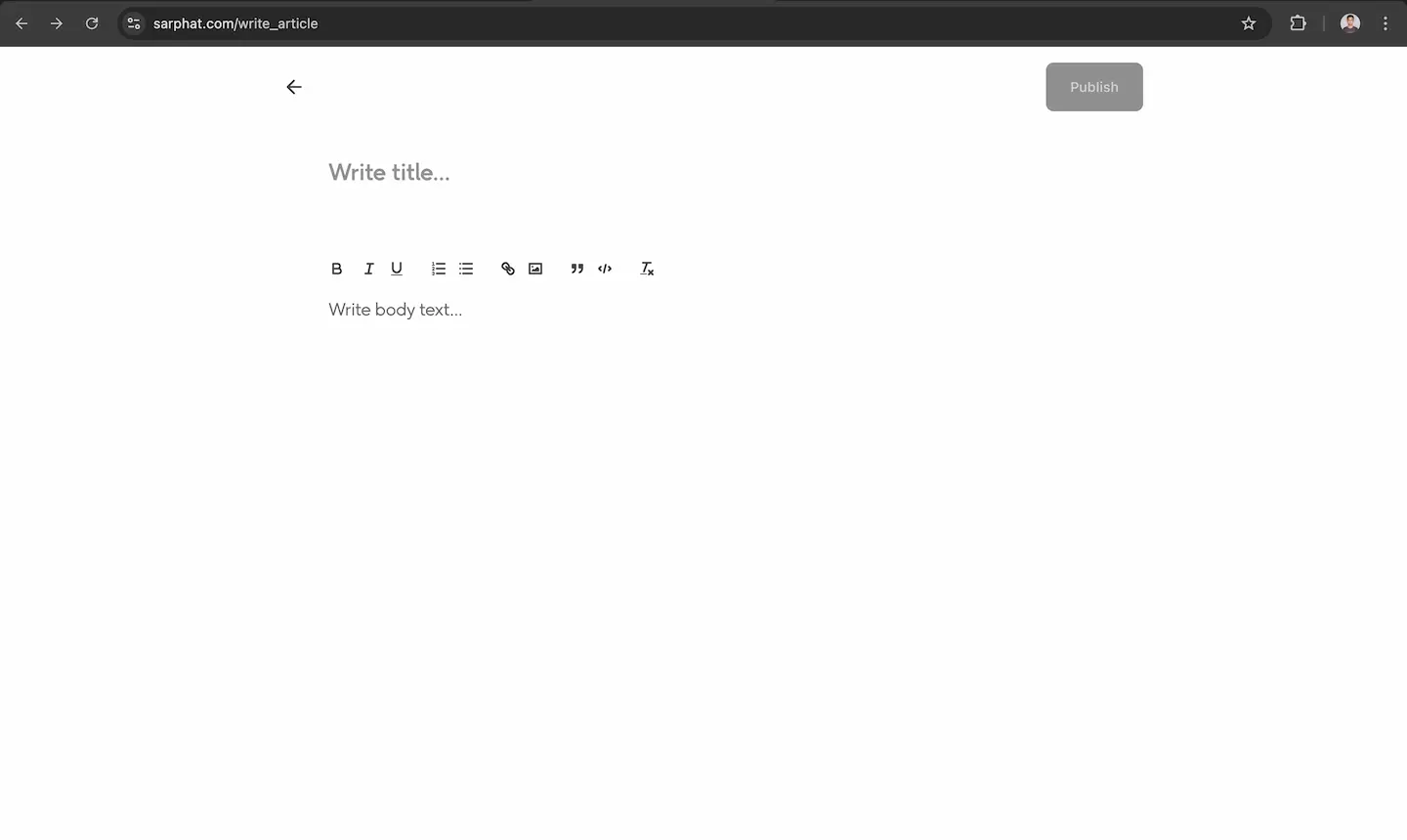 SarPhat Publishing Platform screenshot 2