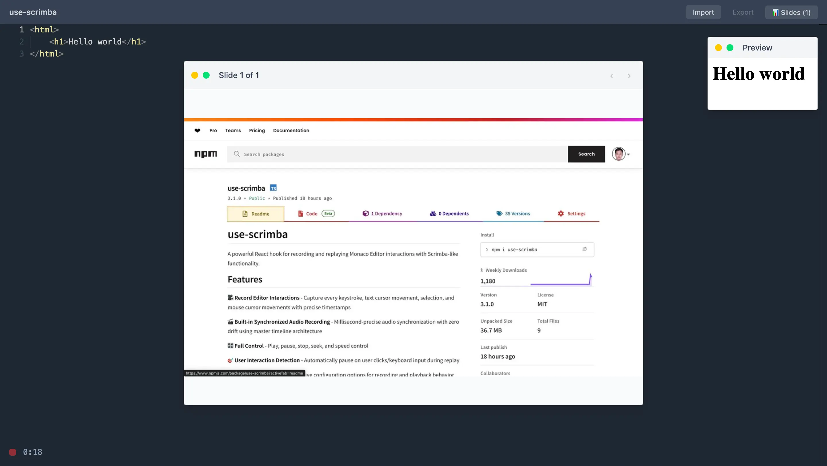 use-scrimba screenshot 1
