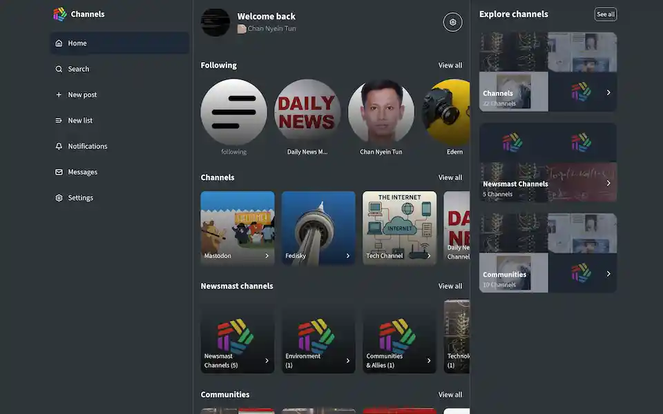 Channel.org screenshot 2