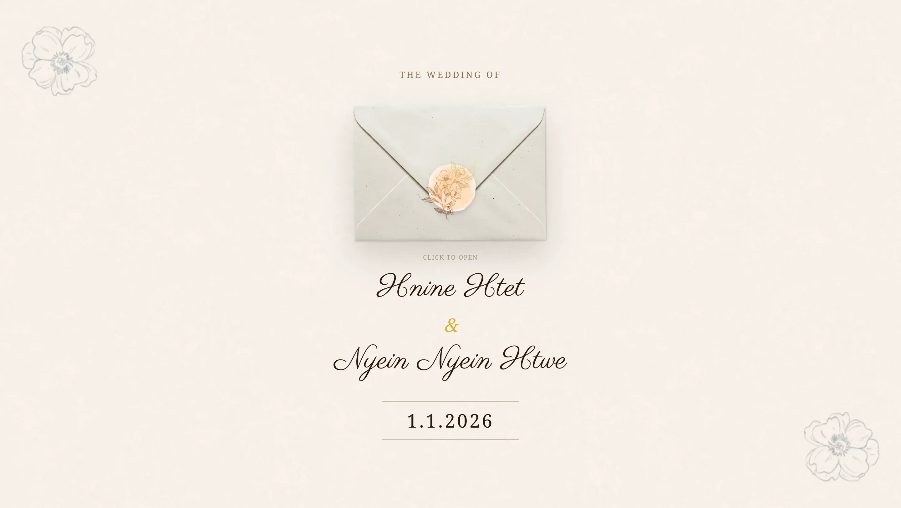 Wedding Invitation Website screenshot 1